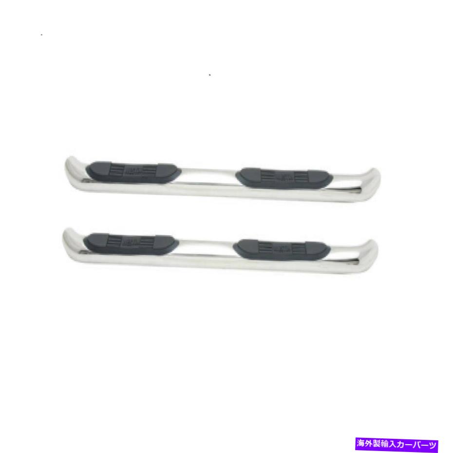 Nerf Bar ウェスティン23-3710ポリッシュ3 "ラウンドベントEシリーズシルバラード&シエラ用ネルフバー Westin 23-3710 Polished 3" Round Bent E-Series Nerf Bar for Silverado & Sierra【並行輸入品】|Us Custom Parts Shop USDM