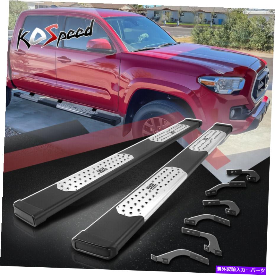 Nerf Bar J2 6.5 "ランニングボードサイドステップ05-22トヨタタコマダブルクルーキャブ用のネルフバー J2 6.5" Running Board Side Step Nerf Bar for 05-22 Toyota Tacoma Double Crew Cab【並行輸入品】｜Us Custom Parts Shop USDM