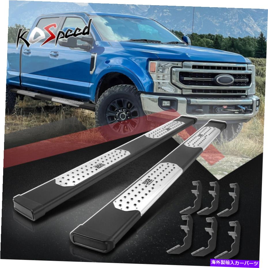 Nerf Bar J2 6.5 "W SSランニングボードサイドステップ15-22 F150-F350 SDクルーキャブ用NERFバー J2 6.5" W SS Running Board Side Step Nerf Bar for 15-22 F150-F350 SD Crew Cab【並行輸入品】｜Us Custom Parts Shop USDM