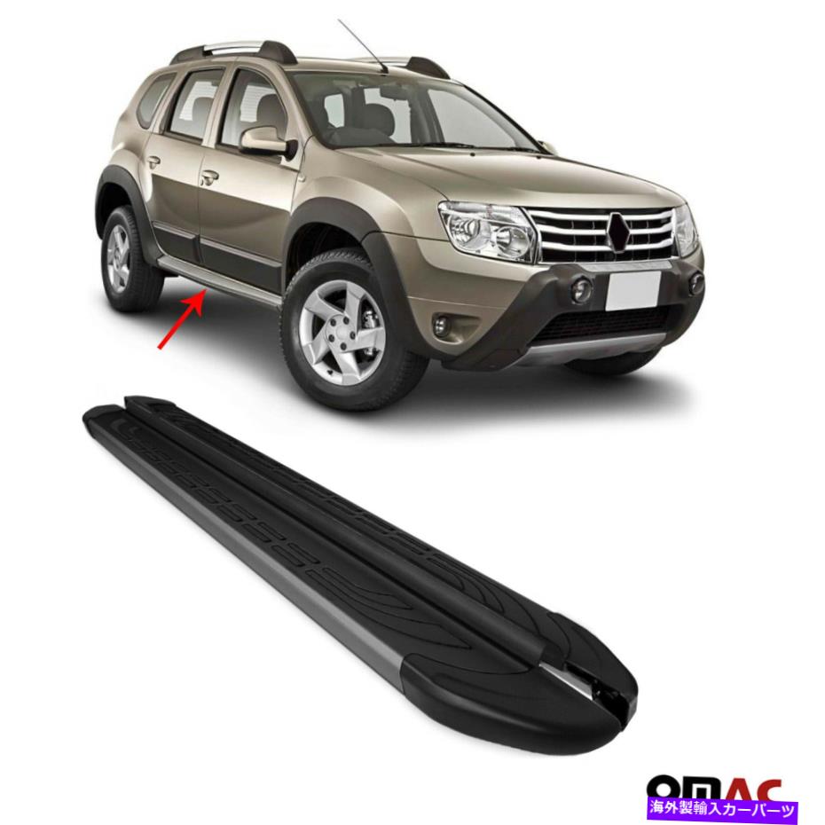 Nerf Bar ボードを実行しているサイドステップnerf bars black 2 pcs。 Renault Duster 2013-2017用 Side Steps Running Boards Nerf Bars Black 2 Pcs. For Renault Duster 2013-2017【並行輸入品】