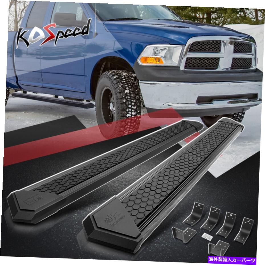 Nerf Bar J2 8 "ブラックSSランニングボードサイドステップ09-20ダッジRAM拡張タクシー用 J2 8" Black SS Running Board Side Step Nerf Bar for 09-20 Dodge Ram Extended Cab【並行輸入品】｜Us Custom Parts Shop USDM