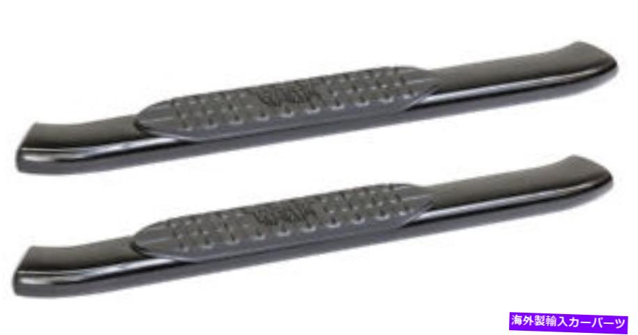 Nerf Bar Westin 21-53705 Pro Traxx 5 in。 2014年から2019年のシボレーシルバラードの楕円形のステップバー Westin 21-53705 Pro Traxx 5 In. Oval Step Bars for 2014-2019 Chevy Silverado【並行輸入品】