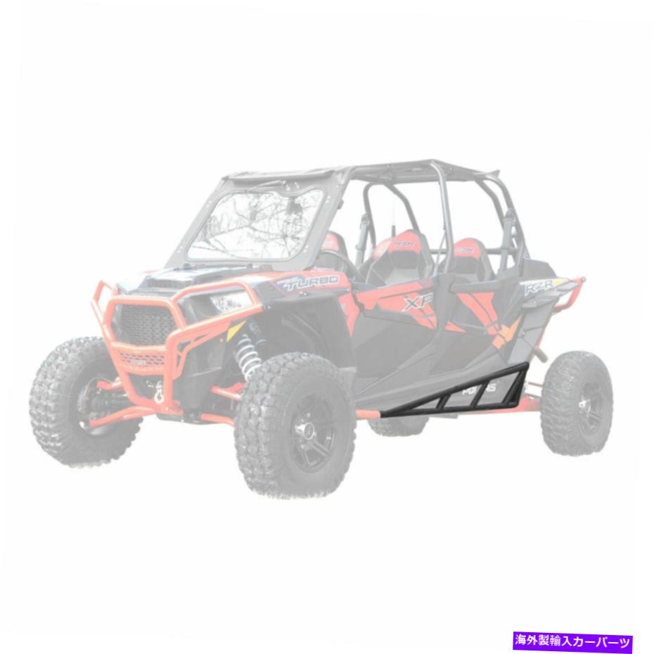 Nerf Bar SuperATVヘビーデューティナーフバーはPolaris RZR XP 4 1000 SPORT 2022のブラック SuperATV Heavy Duty Nerf Bars Black For Polaris RZR XP 4 1000 Sport 2022【並行輸入品】