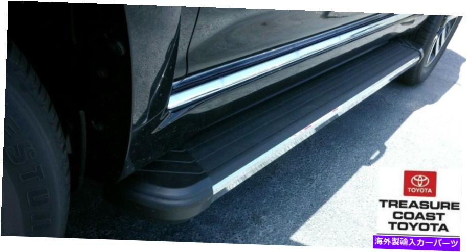 Nerf Bar 新しいトヨタ2014-2021 4RunnerブラックおよびクロムランニングボードSR5モデル2PC NEW TOYOTA 2014-2021 4RUNNER BLACK AND CHROME RUNNING BOARDS SR5 MODELS 2PC【並行輸入品】