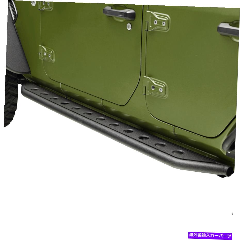 Nerf Bar サイドステップスチールラウンドホールロックスライダーフィット18-21ジープラングラーJL 4DOOR Side Steps Steel Round Hole Rock Slider Fit for 18-21 Jeep Wrangler JL 4Door【並行輸入品】|Us Custom Parts Shop USDM