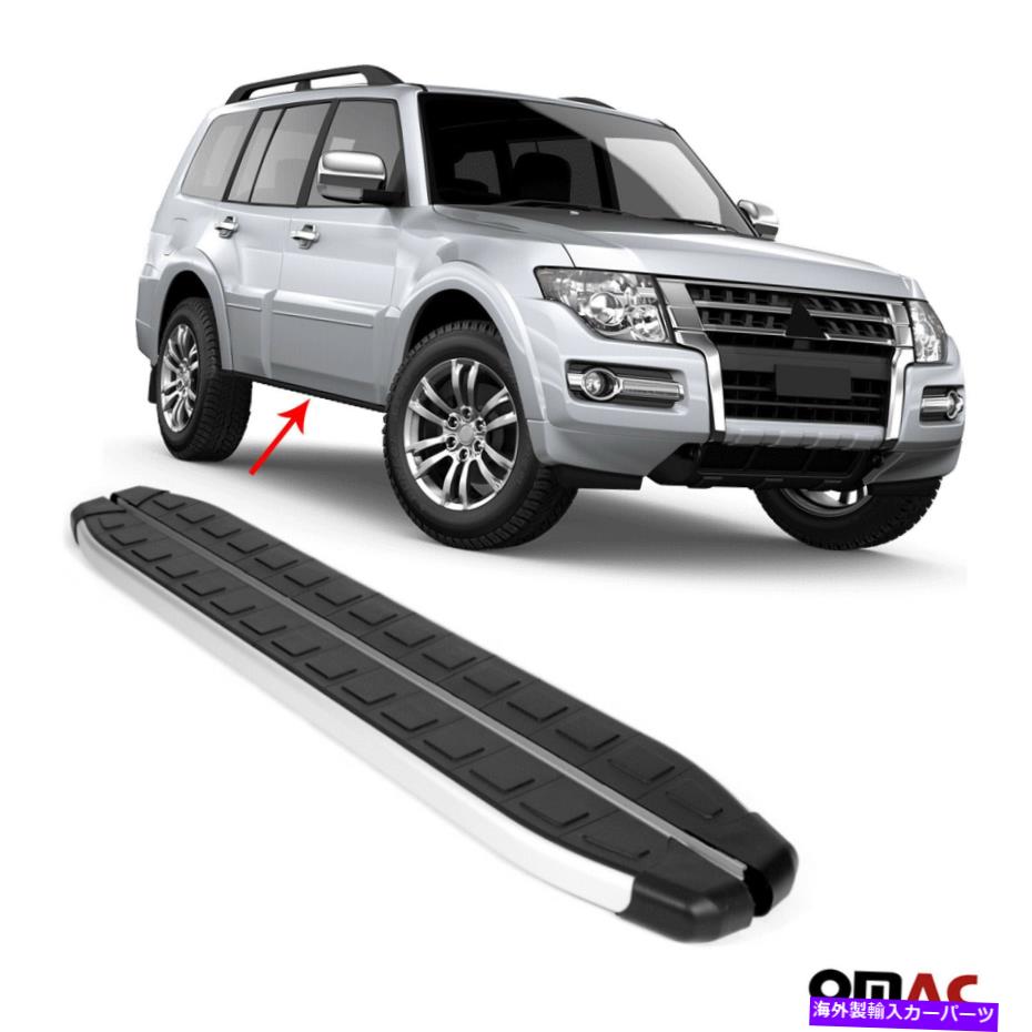 Nerf Bar ランニングボードは、三菱モンテロ2007-2019サイドステップnerf bars aluに適合します。 Running Boards Fits Mitsubishi Montero 2007-2019 Side Steps Nerf Bars Alu.【並行輸入品】|Us Custom Parts Shop USDM