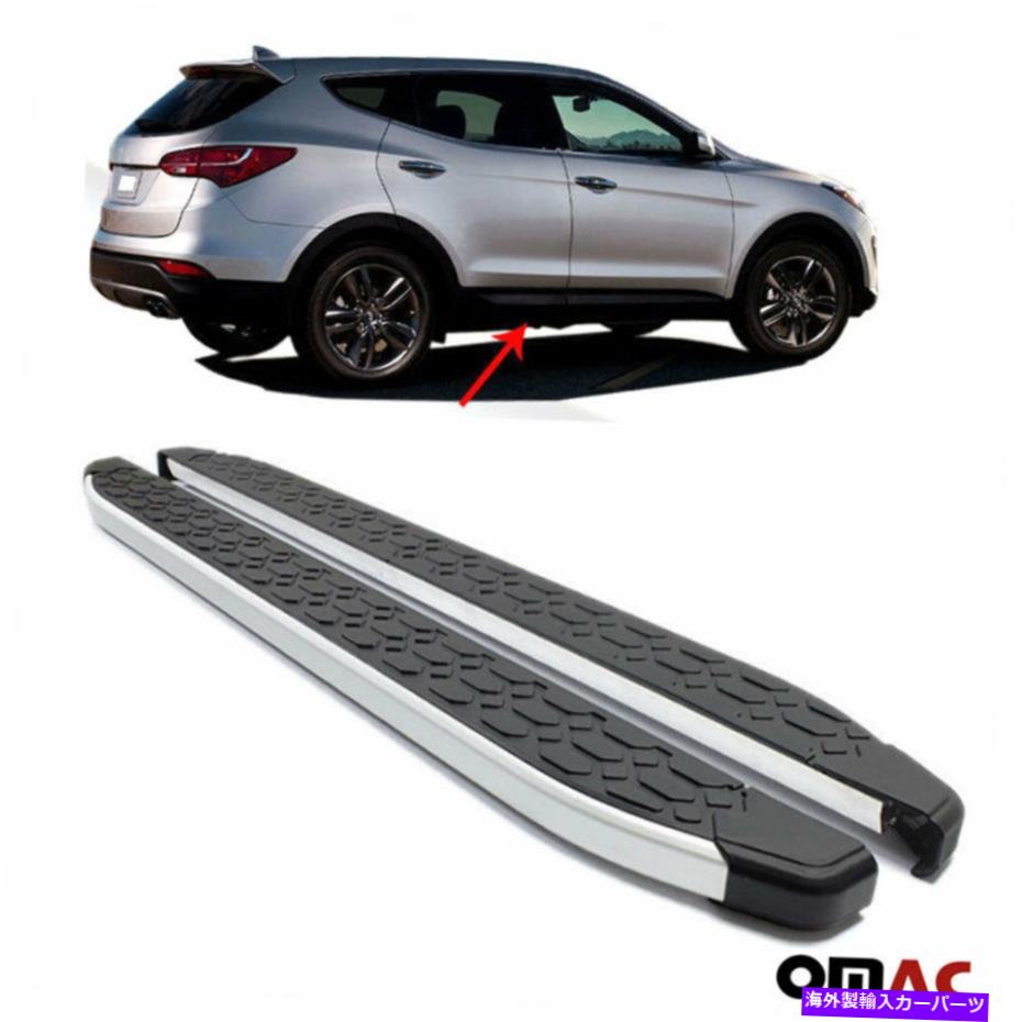 Nerf Bar ヒュンダイサンタフェ2012-2018のボードを実行しているサイドステップ Side Steps Running Boards Nerf Bars For Hyundai Santa Fe 2012-2018【並行輸入品】｜Us Custom Parts Shop USDM