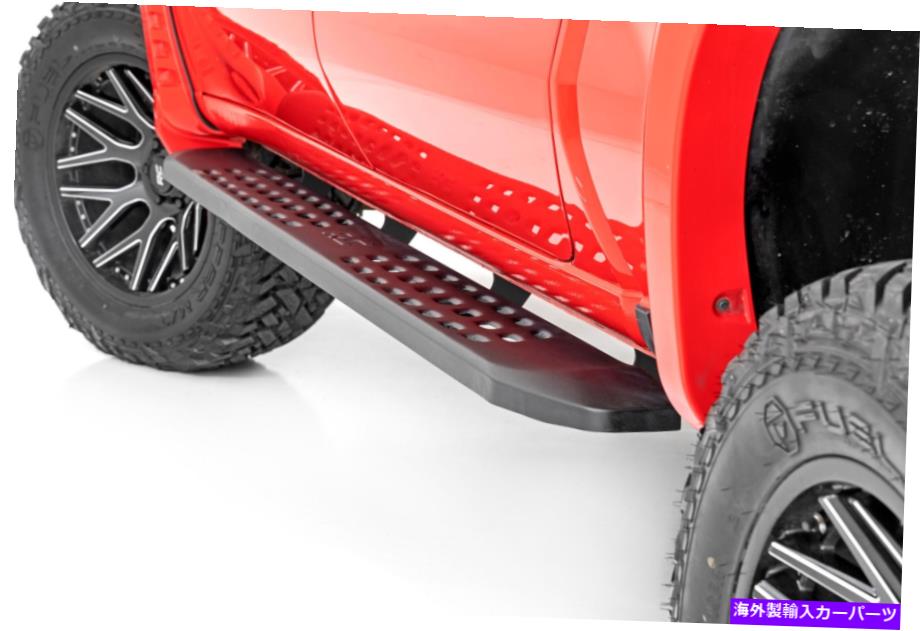 Nerf Bar 19-22シボレー/GMC 1500のラフカントリーRPT2ランニングボード|クルーキャブ-44002 Rough Country RPT2 Running Boards for 19-22 Chevy/GMC 1500 | Crew Cab - 44002【並行輸入品】
