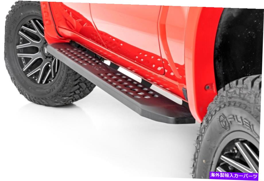 Nerf Bar ラフカントリーRPT2ランニングボードクルーキャブブラックシボレー/GMC 1500/2500HD 19-22 Rough Country RPT2 Running Boards Crew Cab Black For Chevy/GMC 1500/2500HD 19-22【並行輸入品】｜Us Custom Parts Shop USDM