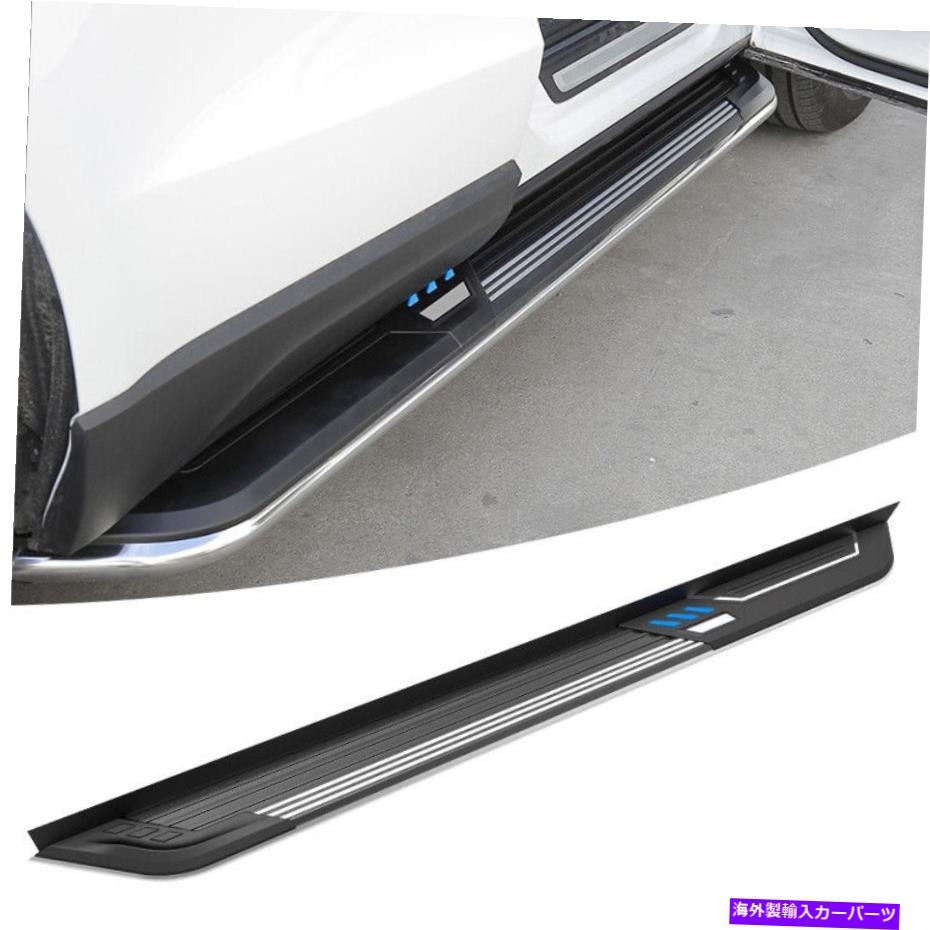 Nerf Bar GMC Yukon 2021 2022固定ドアサイドステップNERFバーランニングボードに適している2PCS 2Pcs Fits For GMC Yukon 2021 2022 Fixed Door Side Step Nerf Bar Running Board【並行輸入品】