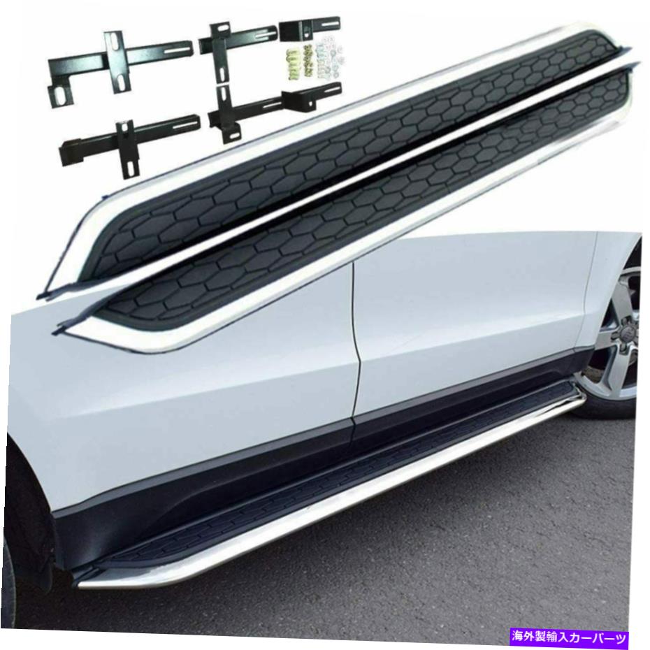 Nerf Bar Acura MDX 2014-2021アルミニウムドアサイドステップランニングボードNERFバーに2PCSフィット 2Pcs Fits for Acura MDX 2014-2021 Aluminum Door Side Step Running Board Nerf Bar【並行輸入品】