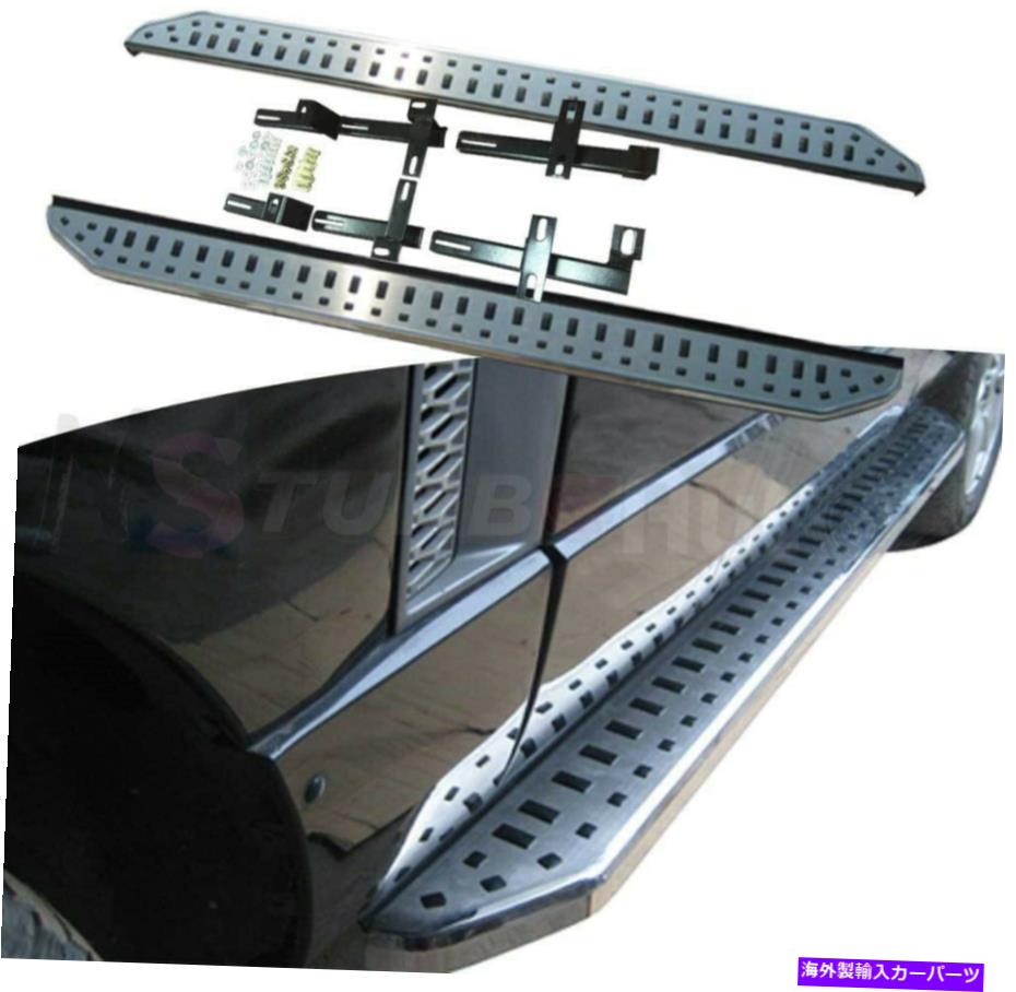 Nerf Bar 2PCS固定ドアサイドステップランニングボードNERFバーフィットAcura MDX 2014-2019 2Pcs Fixed Door Side Step Running Board Nerf Bar Fits for Acura MDX 2014-2019【並行輸入品】