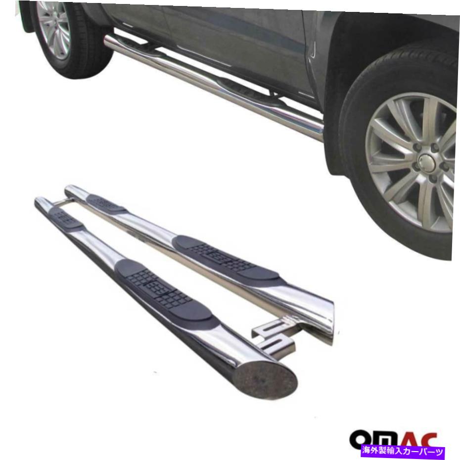 Nerf Bar ボードを実行しているサイドステップnerf bars s.SteelセットメルセデスML W164 2006-2011 Side Steps Running Boards Nerf Bars S.Steel Set For Mercedes ML W164 2006-2011【並行輸入品】