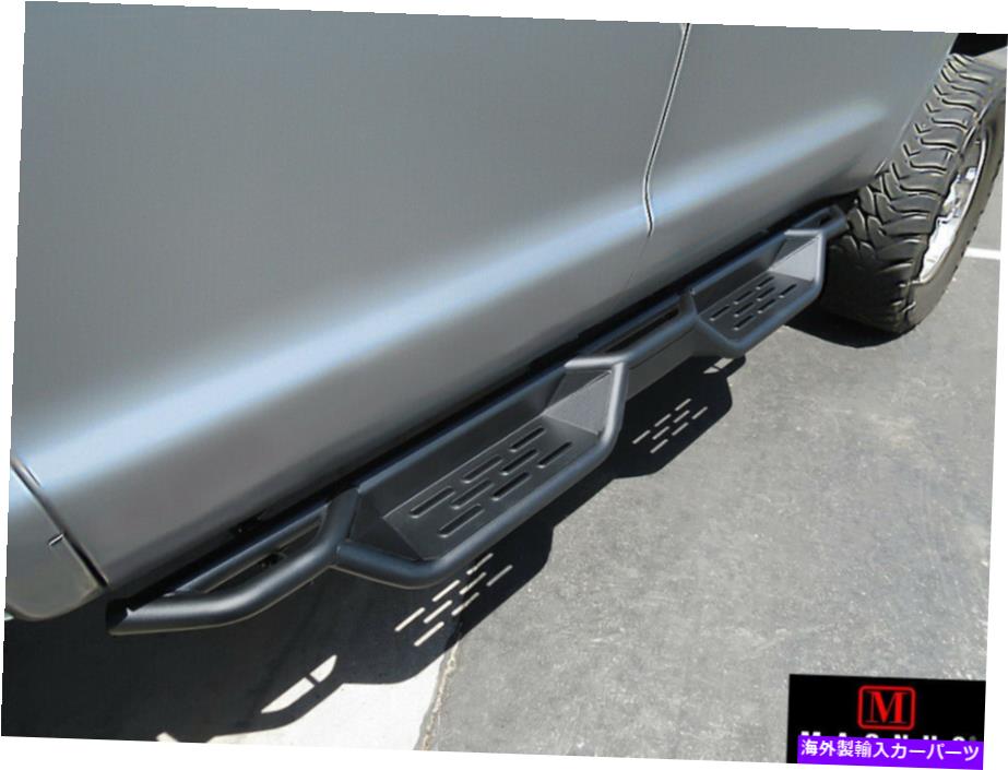 Nerf Bar 07-21トヨタツンドラダブルキャブのブラックナーフバーステップ Black Nerf Bar Steps For 07-21 Toyota Tundra Double Cab【並行輸入品】