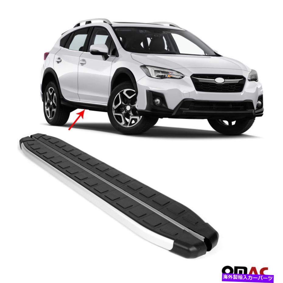 Nerf Bar subaru xv crosstrek 2013-2017サイドステップランニングボードnerf barsアルミニウム Fits Subaru XV Crosstrek 2013-2017 Side Steps Running Boards Nerf Bars Aluminum【並行輸入品】