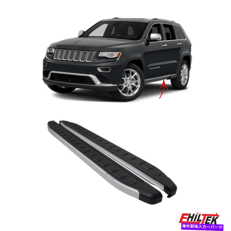 Nerf Bar Jeep Cherokee 2008-2022 NERF BARS SIDE STEPS ALU BLACK 2 PCSのランニングボード Running Boards For Jeep Cherokee 2008-2022 Nerf Bars Side Steps Alu Black 2 Pcs【並行輸入品】