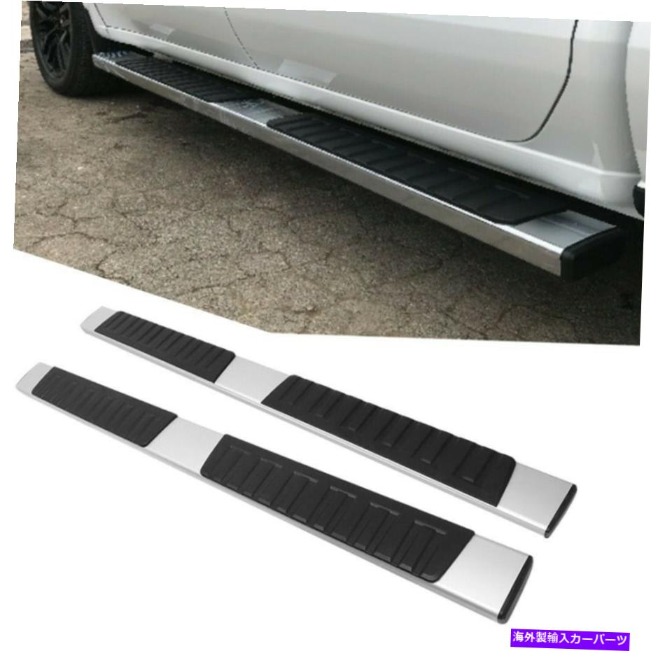 Nerf Bar 87 "四角いクロムナーフバーランニングボード63087C 19+ RAM 1500ガスクルーキャブ用 87" Square Chrome Nerf Bar Running Board 63087C For 19+ Ram 1500 Gas Crew Cab【並行輸入品】｜Us Custom Parts Shop USDM