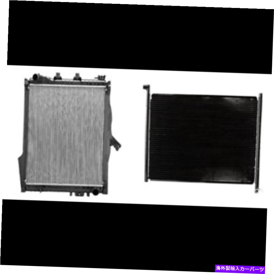 コンデンサー クライスラーアスペンのラジエーター＆A/Cコンデンサーキット、Dodge Durango Radiator & A/C Condenser Kit for Chrysler Aspen, Dodge Durango【並行輸入品】