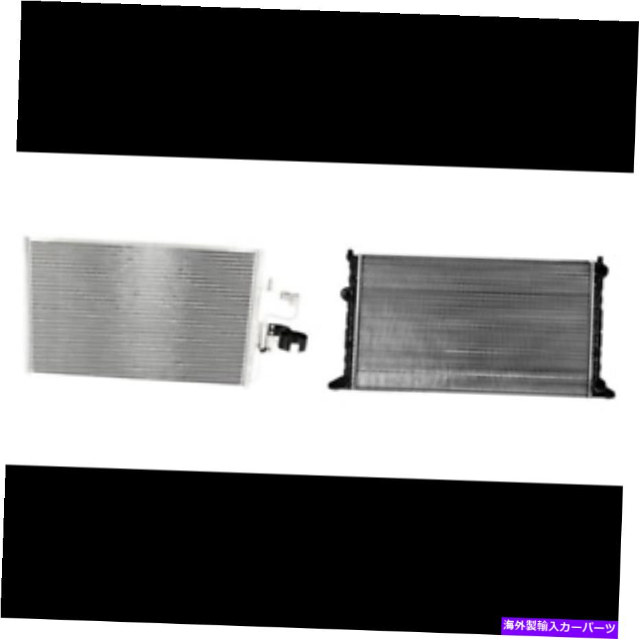 コンデンサー 1999年のA/Cコンデンサー＆ラジエーターキットフォルクスワーゲンゴルフ、ジェッタ A/C Condenser & Radiator Kit for 1999 Volkswagen Golf, Jetta【並行輸入品】