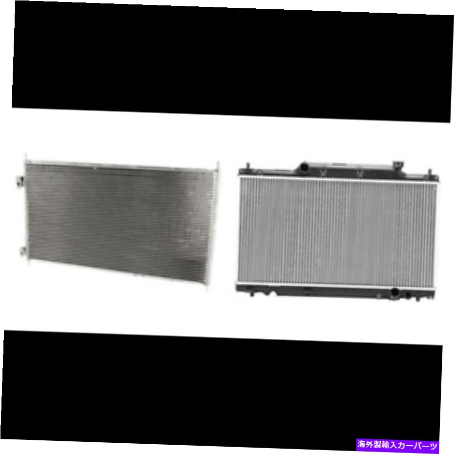 コンデンサー 2002年から2005年のホンダシビックのためのA/Cコンデンサー＆ラジエーターキット A/C Condenser & Radiator Kit for 2002-2005 Honda Civic【並行輸入品】