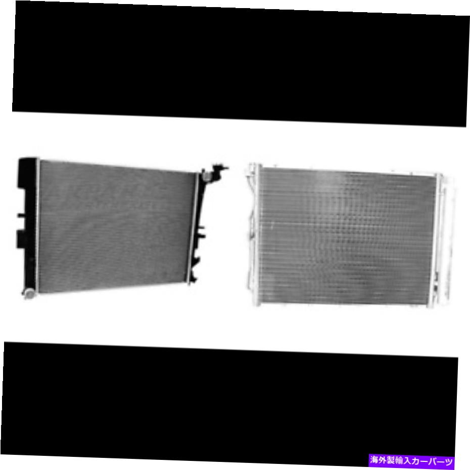コンデンサー ヒュンダイソナタのラジエーター＆A/Cコンデンサーキット、Kia optima Radiator & A/C Condenser Kit for Hyundai Sonata, Kia Optima【並行輸入品】