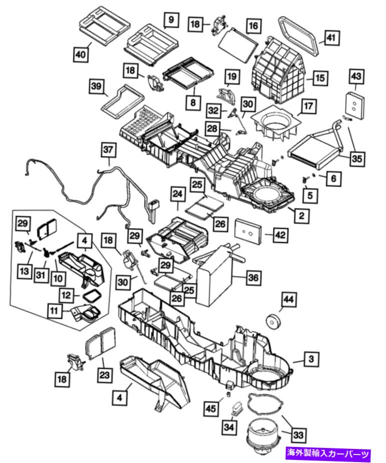 コンデンサー 本物のMoparエアコン蒸発器キット68004242AA Genuine Mopar Air Conditioning Evaporator Kit 68004242AA【並行輸入品】｜Us Custom Parts Shop USDM