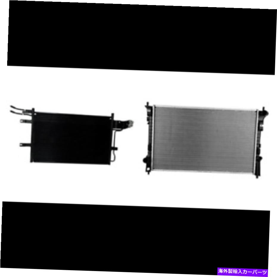 コンデンサー 2011年リンカーンMKSのA/Cコンデンサー&ラジエーターキット A/C Condenser & Radiator Kit for 2011 Lincoln MKS【並行輸入品】