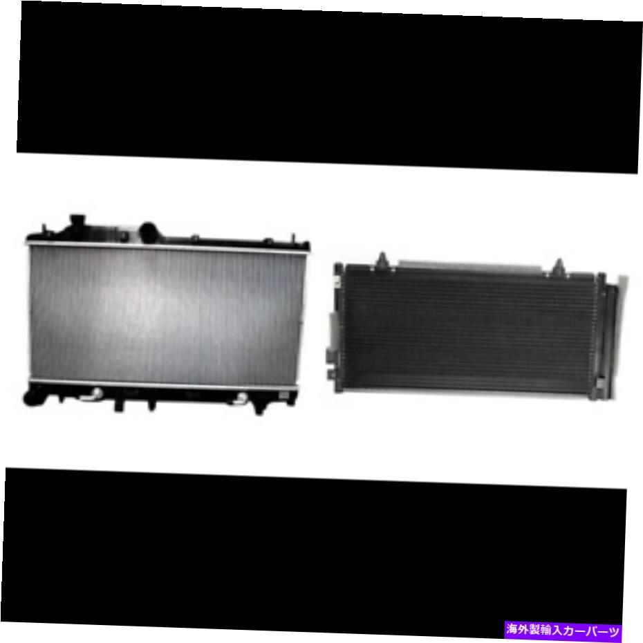 コンデンサー Subaru Forester用のRadiator＆A/Cコンデンサーキット、XV CrossTrek Radiator & A/C Condenser Kit for Subaru Forester, XV Crosstrek【並行輸入品】