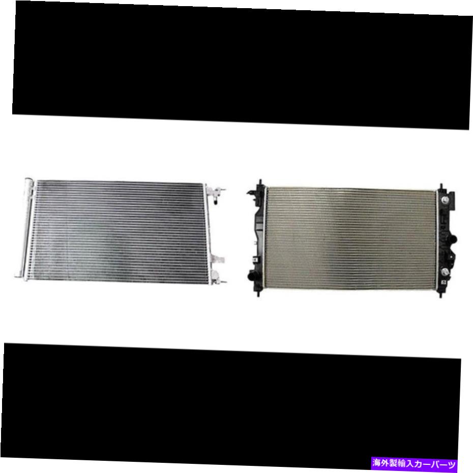 コンデンサー ビュイックラクロス、レガル、シボレーインパラ、マリブのA/Cコンデンサー＆ラジエーターキット A/C Condenser & Radiator Kit for Buick LaCrosse, Regal, Chevrolet Impala, Malibu【並行輸入品】