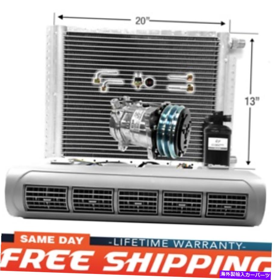 コンデンサー ACキットEVU110ユニバーサルエバポレーターアンダーダッシュユニットコンプレッサー＆コンデンサー13 x 20 AC Kit EVU110 Universal Evaporator Underdash Unit Compressor & Condenser 13 x 20【並行輸入品】