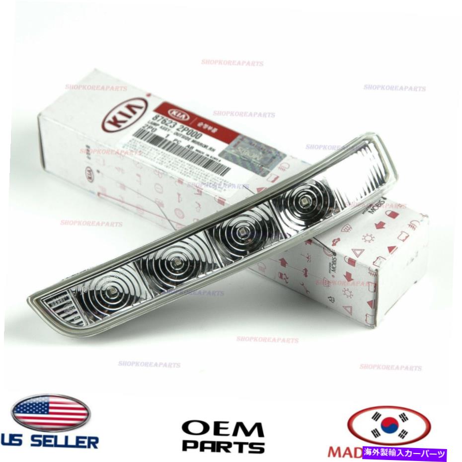 USミラー 本物の外部ミラー信号ランプ4 LED右パス。サイドOEM Kia Sorento 11-15 Genuine Outside Mirror Signal Lamp 4 LEDs RIGHT Pass. Side OEM KIA SORENTO 11-15【並行輸入品】