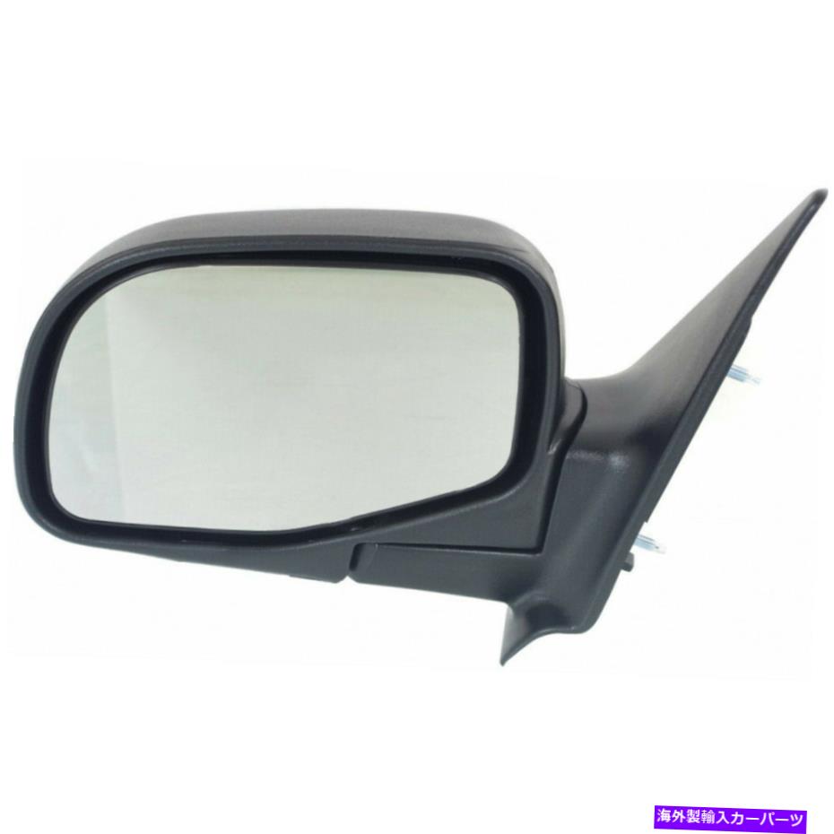 USミラー Mazda B2500 1998 99 00 2001ドアミラードライバーサイドマニュアル折りたたみ塗装可能 For Mazda B2500 1998 99 00 2001 Door Mirror Driver Side Manual Folding Paintable【並行輸入品】