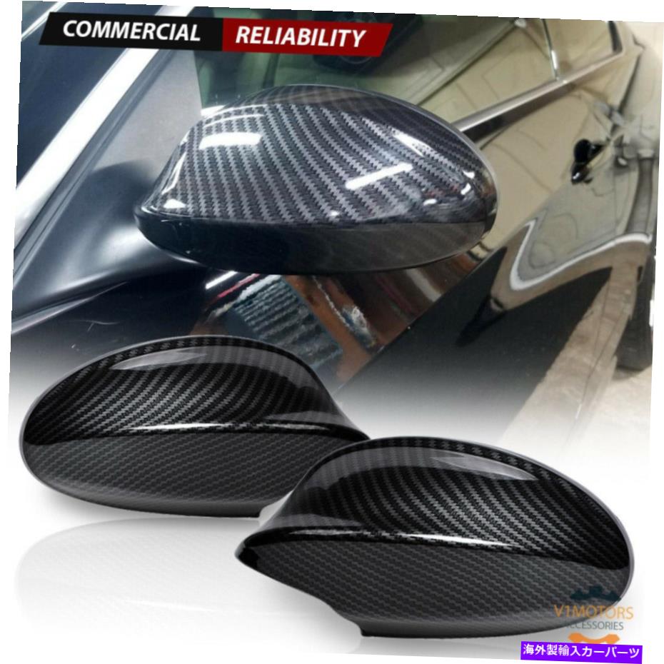USミラー ペアカーボンファイバーサイドミラーカバーキャップ05-08 BMW E90 E91 328i 335i将軍 Pair Carbon Fiber Side Mirror Cover Cap for 05-08 BMW E90 E91 328i 335i General【並行輸入品】