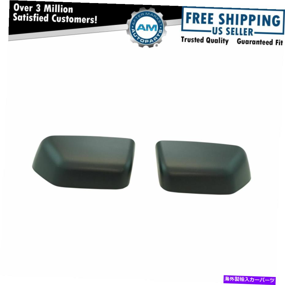 USミラー ミラーキャップテクスチャブラッククリップインペアフォードF150ピックアップトラックの2つ Mirror Cap Textured Black Clip-In Pair Set of 2 for Ford F150 Pickup Truck New【並行輸入品】