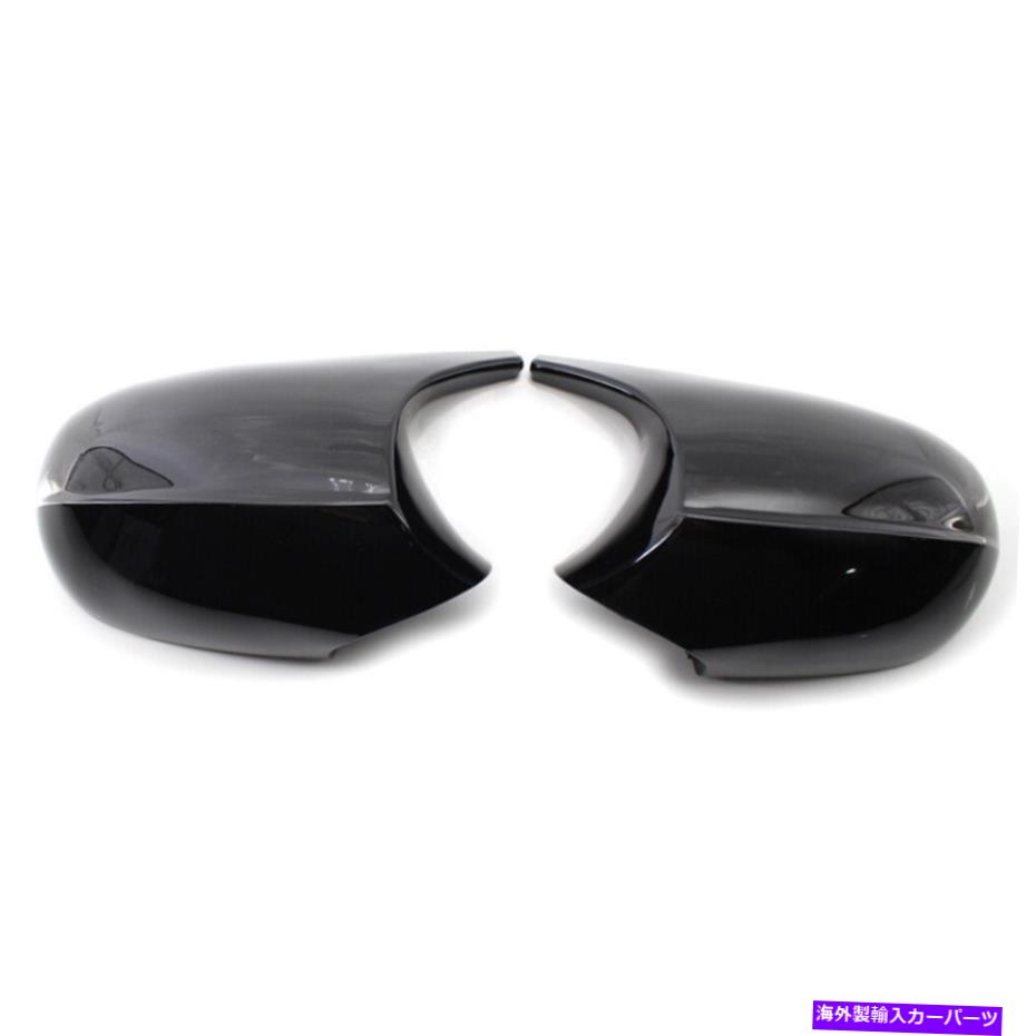 USミラー BMW E90 09-11 GLOSS BLACK M3スタイルサイドリアミラーカバーキャップLH＆RH USストック用 For BMW E90 09-11 Gloss Black M3 Style Side Rear Mirror Cover Cap LH&RH US Stock【並行輸入品】