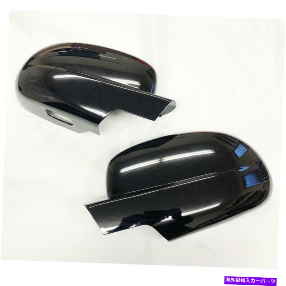 USミラー 07-13シボレーアバランシェタホサバーバンのグロスブラックサイドフルミラーカバー GLOSS BLACK SIDE FULL MIRROR COVER For 07-13 Chevy Avalanche-Tahoe-Suburban【並行輸入品】