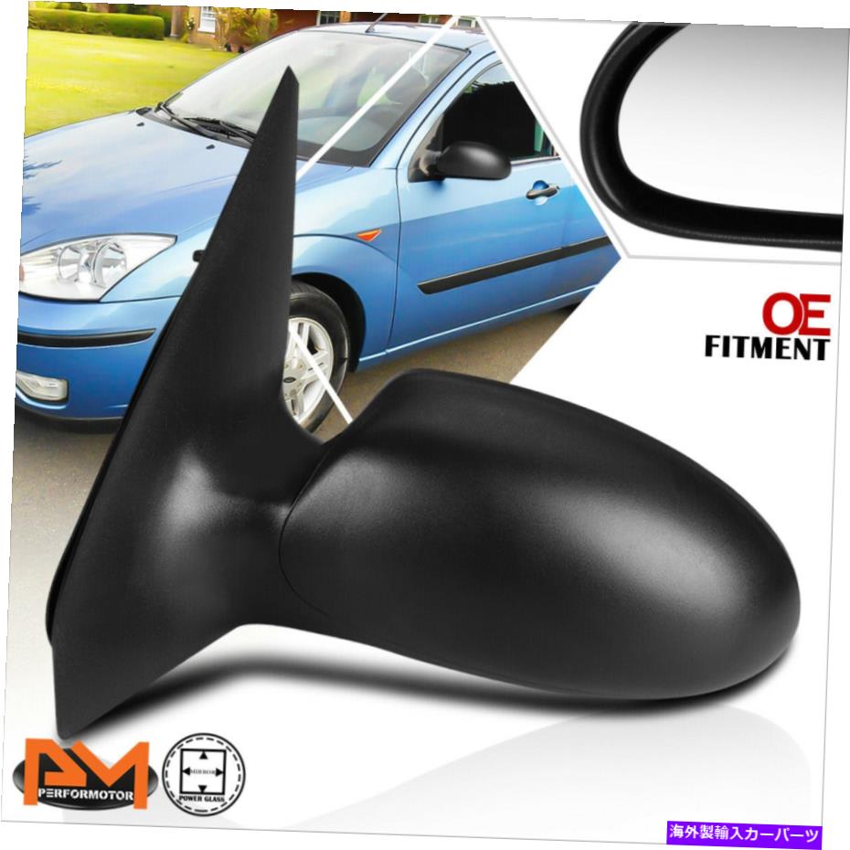 USミラー 00-07 FordフォーカスOEスタイルパワー調整可能なサイドビュードアミラーの左 For 00-07 Ford Focus OE Style Power Adjustable Side Rear View Door Mirror Left【並行輸入品】