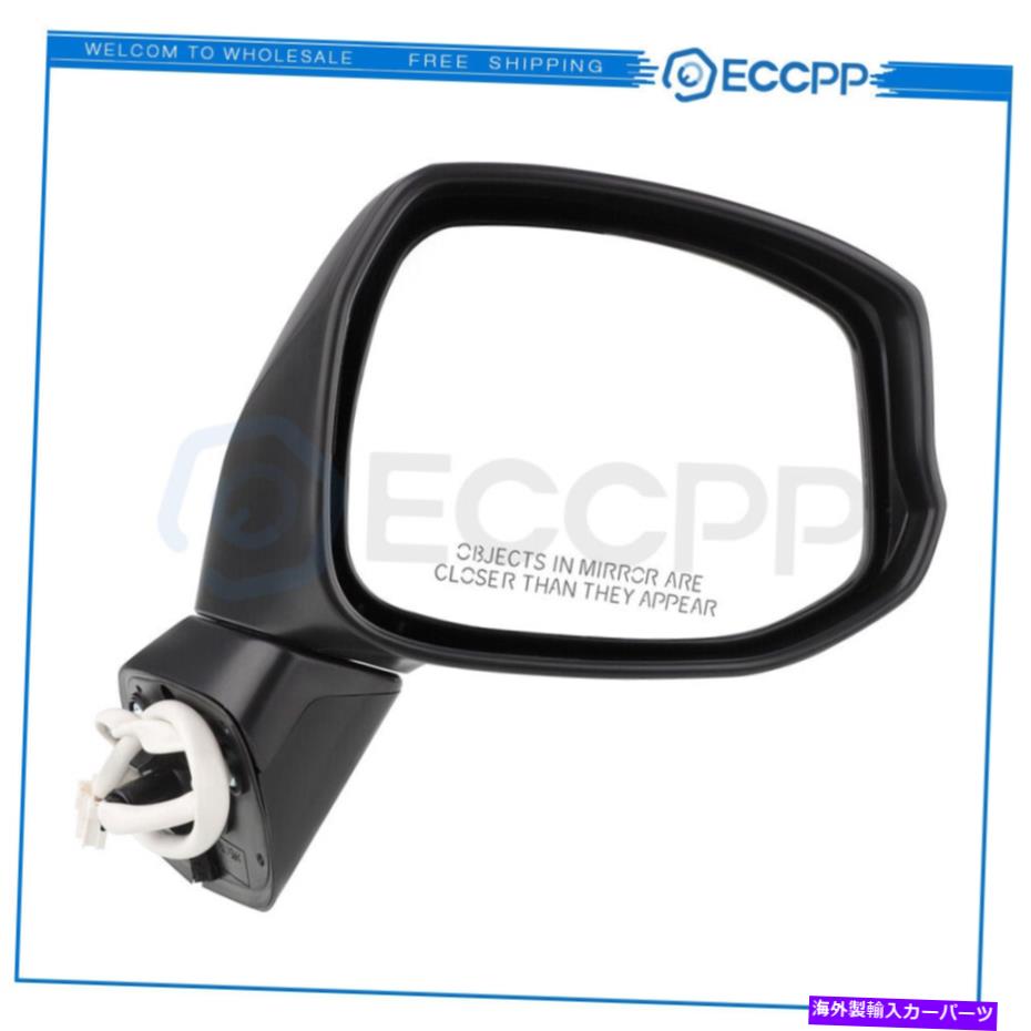 USミラー ミラーパワーテクスチャブラックフィット2012-14ホンダシビック左ドライバーサイドLH View Mirror Power Textured Black Fits 2012-14 Honda CIVIC Left Driver Side LH【並行輸入品】