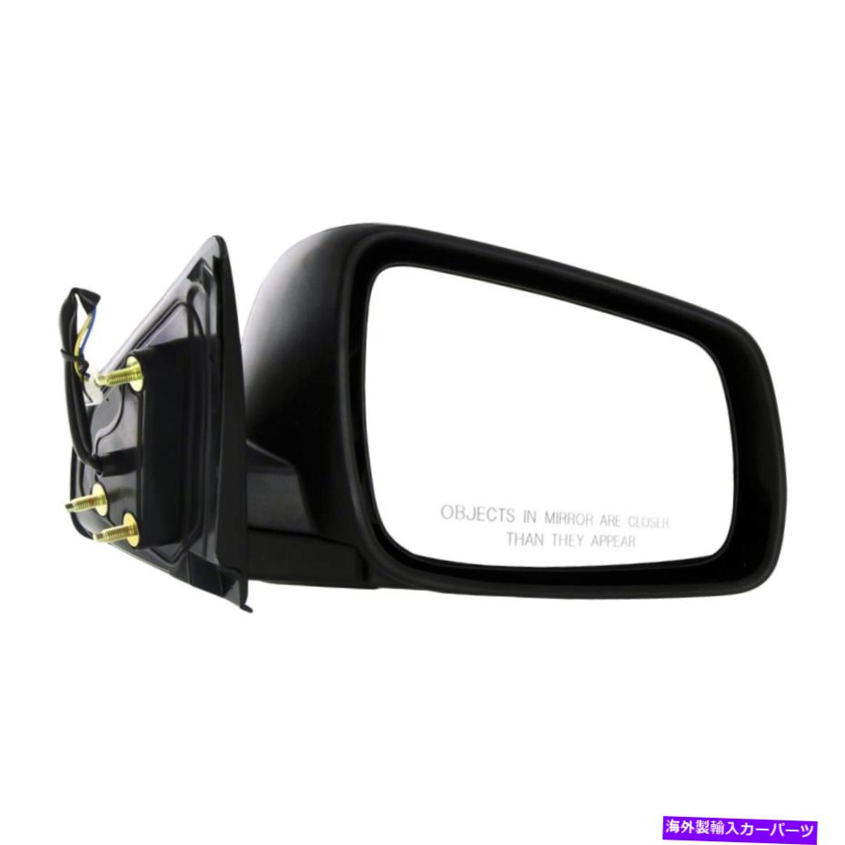 USミラー 2008-2014のパワーミラーMitsubishi Lancer Passenger Sideテクスチャブラック Power Mirror For 2008-2014 Mitsubishi Lancer Passenger Side Textured Black【並行輸入品】