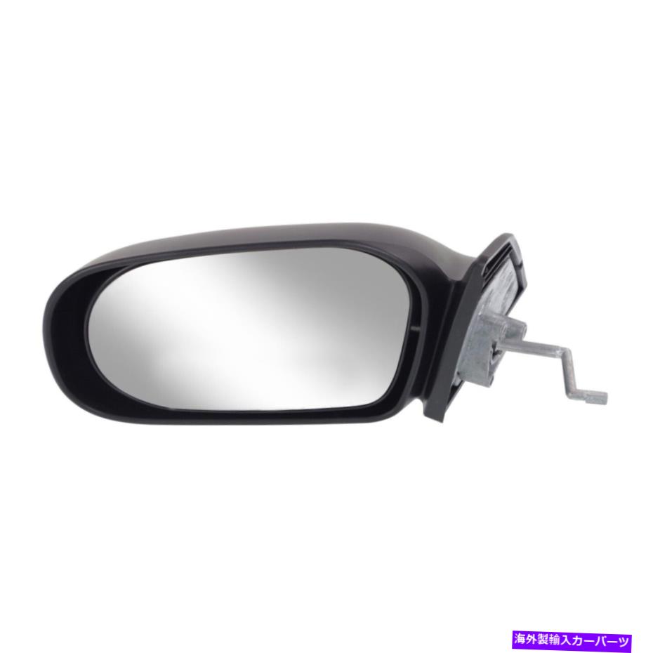 USミラー 1991-1994のマニュアルリモートミラートヨタテルセル左側のテクスチャブラック Manual Remote Mirror For 1991-1994 Toyota Tercel Left Side Textured Black【並行輸入品】