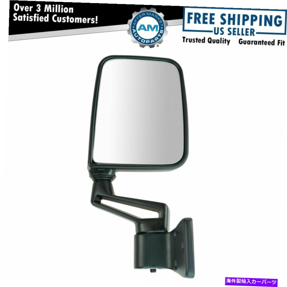 USミラー マニュアルサイドビューミラー折りたたみ乗客右RH新しい87-02ジープラングラー Manual Side View Mirror Folding Passenger Right RH NEW for 87-02 Jeep Wrangler【並行輸入品】
