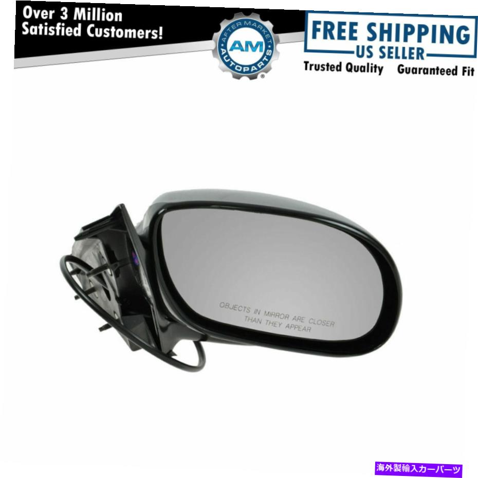 USミラー パワーサイドビュードアミラー02-05ビュイックパークアベニューのためのブラック乗客右RH Power Side View Door Mirror Black Passenger Right RH for 02-05 Buick Park Avenue【並行輸入品】