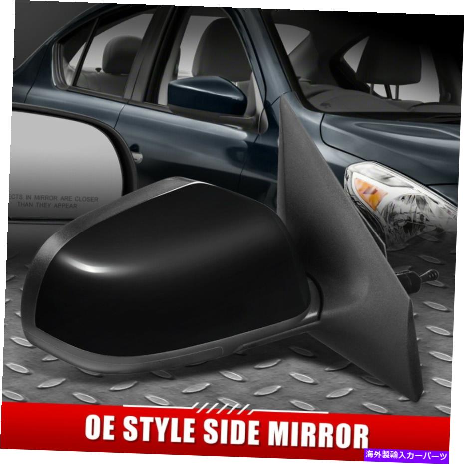 USミラー 12-13の日産Versa oe Styleマニュアル調整助手席右側ミラー FOR 12-13 NISSAN VERSA OE STYLE MANUAL ADJUSTMENT PASSENGER RIGHT SIDE MIRROR【並行輸入品】