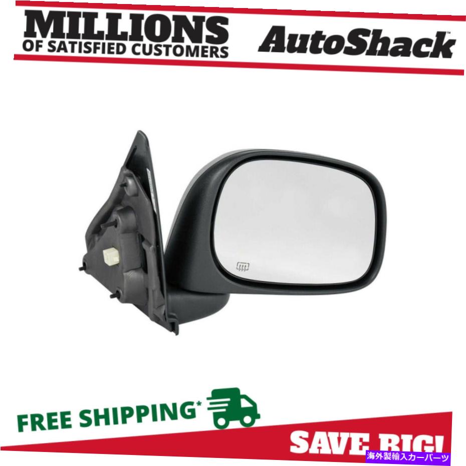 USミラー サイドビューミラーパワーダッジRAM 1500 RAM 2500 8.3L用の黒い乗客 Side View Mirror Power Heated Black Passenger for Dodge Ram 1500 Ram 2500 8.3L【並行輸入品】