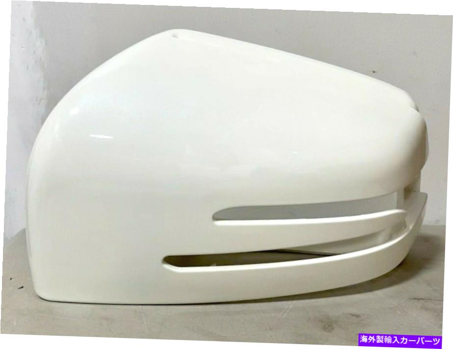 USミラー ＃25ホワイト左ドライバーサイドミラーカバーミラーキャップフィットメルセデスML350 ML450 ML55 #25 WHITE LEFT DRIVER SIDE MIRROR COVER MIRROR CAP FIT MERCEDES ML350 ML450 ML55【並行輸入品】