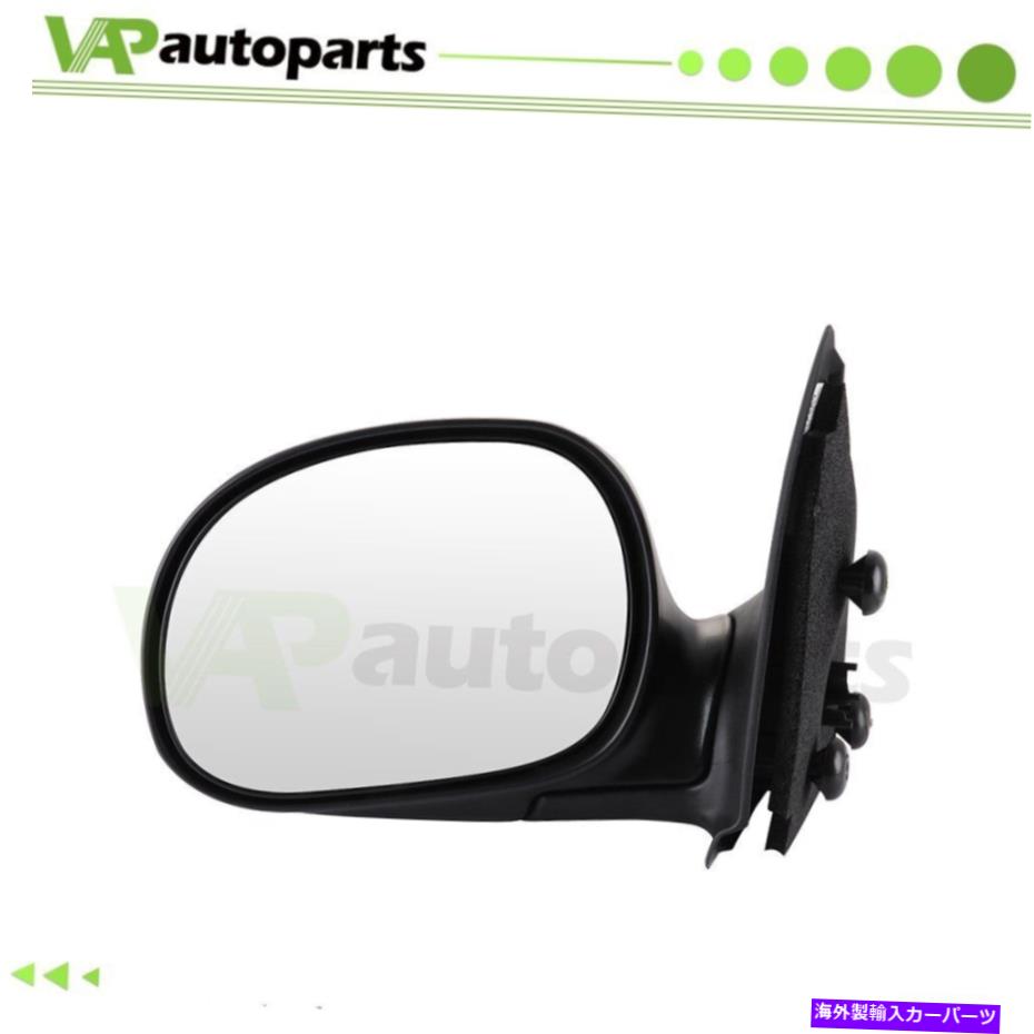 USミラー パワーマニュアルエクステリアミラーブラックフィット1997-04フォードF150ドライバーサイドビュー Power Manual Exterior Mirror Black Fits 1997-04 Ford F150 Driver Side View【並行輸入品】