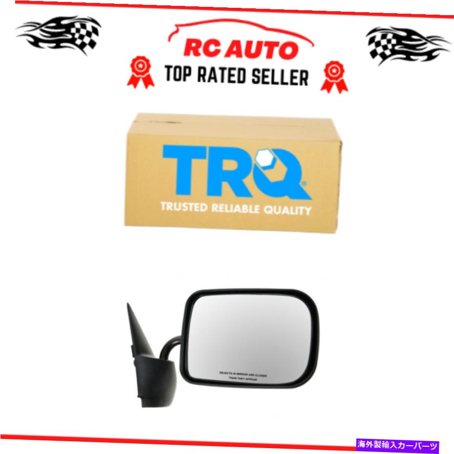USミラー TRQマニュアルサイドビューミラーRH右助手席側94-97 RAM 1500 2500 3500 TRQ Manual Side View Mirror RH Right Passenger Side for 94-97 Ram 1500 2500 3500【並行輸入品】