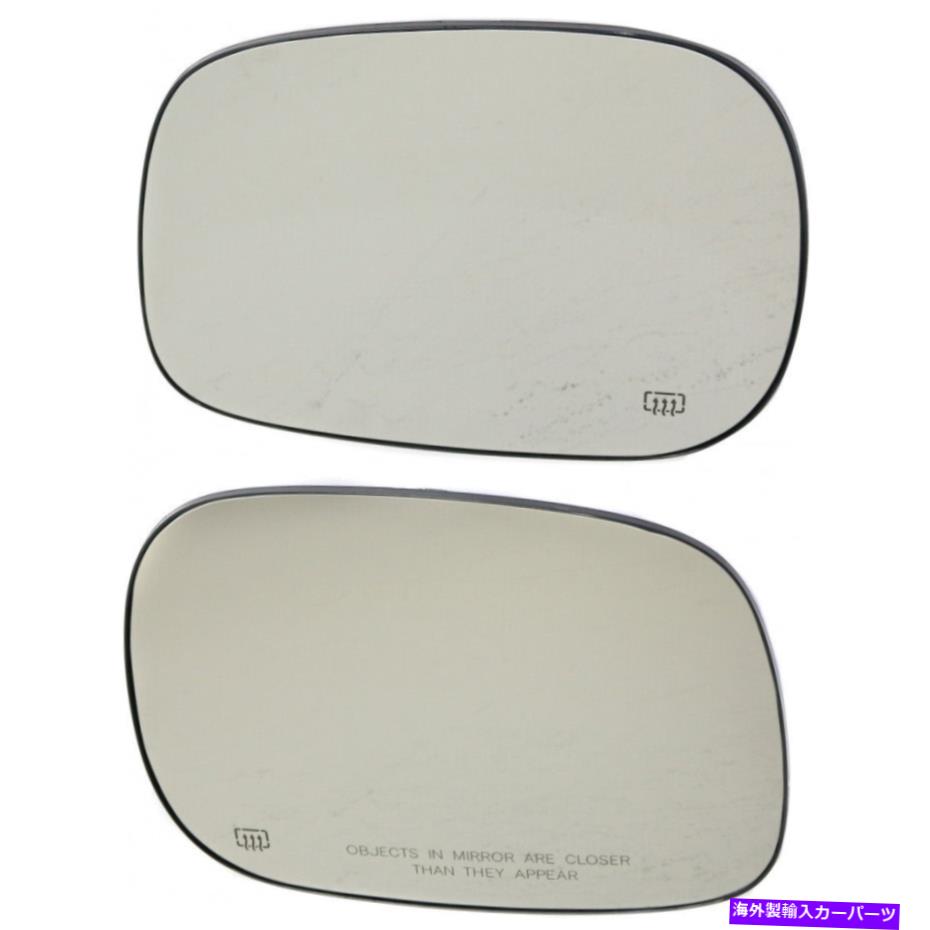 USミラー Dodge Ram 2500/3500 2005 06 07 08 2009ミラーグラスLHおよびRH |加熱されたペア For Dodge Ram 2500/3500 2005 06 07 08 2009 Mirror Glass LH and RH | Pair Heated【並行輸入品】