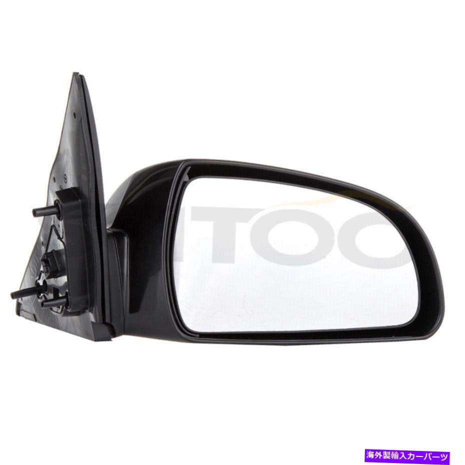 USミラー 06-10ヒュンダイソナタの加熱パワーブラック右RHパッセンジャーサイドビューミラー Heated Power Black Right RH Passenger Side View Mirror For 06-10 Hyundai Sonata【並行輸入品】