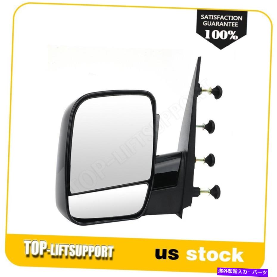USミラー 02-08 FORD E150 E250 E350 E450 E550 VAN左サイドビューマニュアルミラーLH For 02-08 Ford E150 E250 E350 E450 E550 Van Left Side View Manual Mirror LH【並行輸入品】